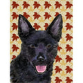 Carolines Australian Flag Portrait Treasures dimension Fall Kelpie Canvas House Leaves