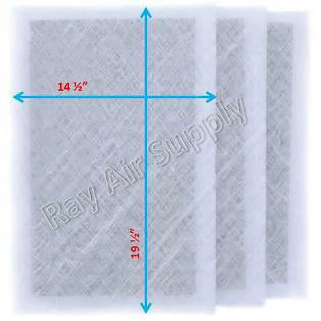 with Pack) Cleaner SUPPLY 16x22 (3 Air Pads Compatible WHITE Replacement Filter RAYAIR MicroPower Guard