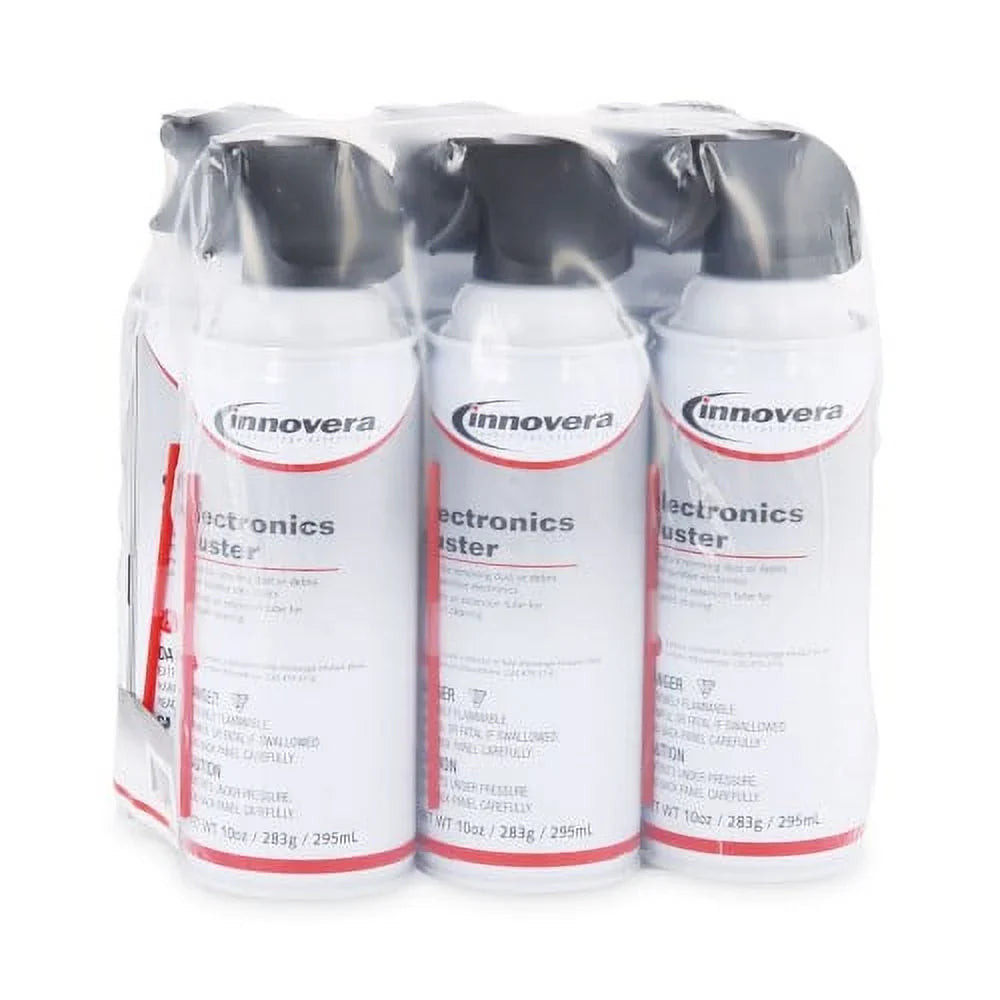 Can, Compressed Duster 10 Air Cleaner, Innovera oz 6/Pack