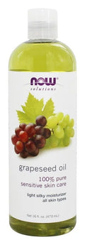 for oz 16 Skin Odorless NOW - Oil, Hair Pack 2 Grapeseed and Moisturizer Natural Foods