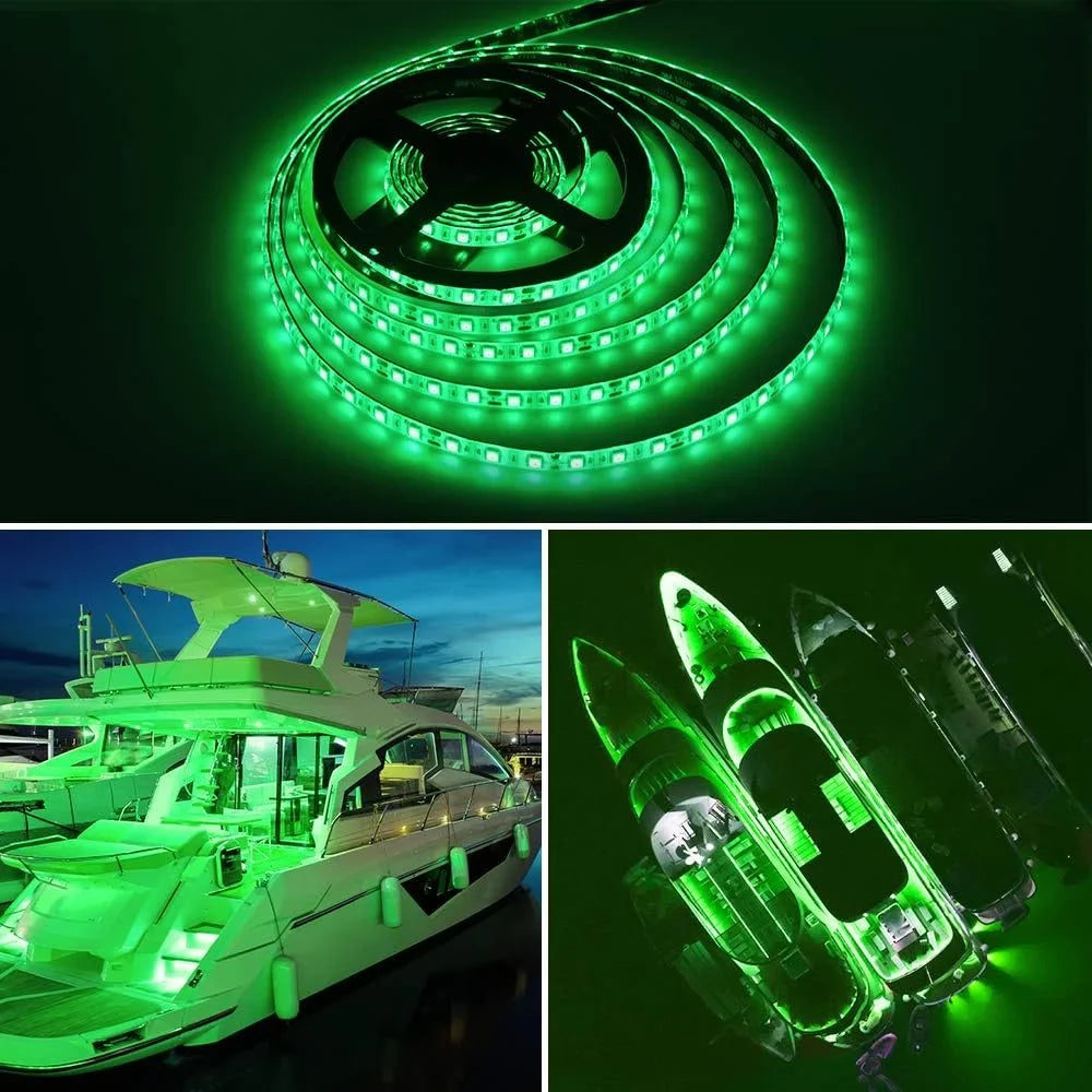Boat Jon Night Accent Light 12v Pontoon Sailboat Deck Lights Courtesy Boat Flex for Boat Duck Strip Led Fishing Lighting Light, Light Light Kayak Bass Interior for Marine