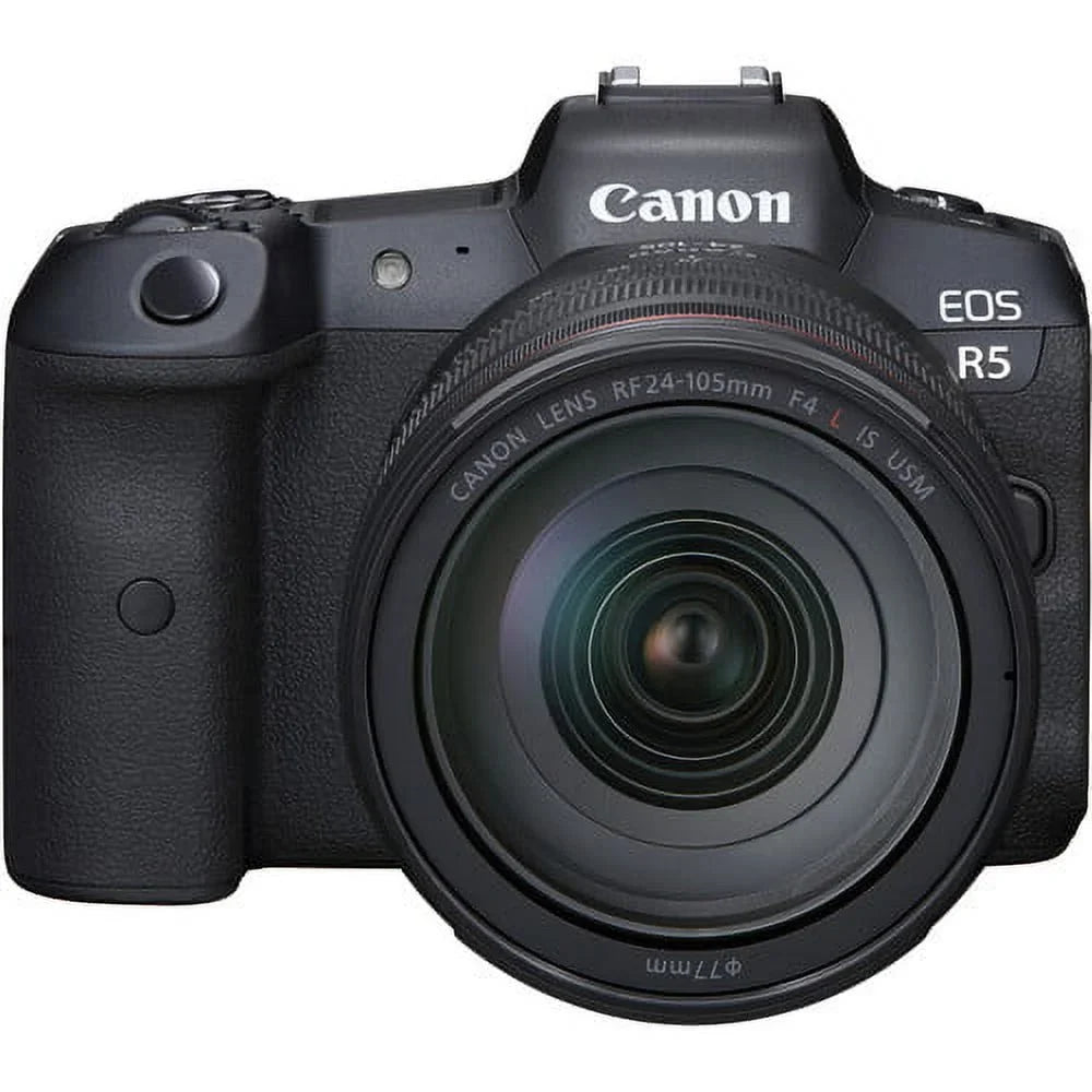 Lens+case+256Memory USM RF with f/8 f/4L EF IS (24PC) III Canon Telephoto 24-105mm Preset L Lens+500mm EOS Canon 75-300mm Cards R5 Camera f/4 Lens+ Mirrorless