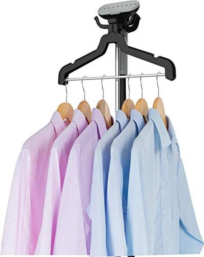 Garment Swivel Steam and Multi-Hook Standing Full-dimension Black GS34-BJ Settings, SALAV with 360 4 Hanger 1500W Steamer