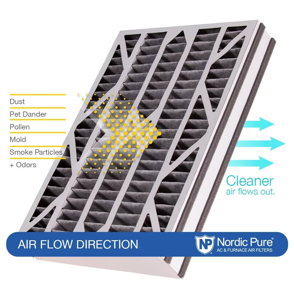 Carbon Plus 16x25x3 3 10 Pack Filter Air Replacement Cub Bear Air MERV Pleated