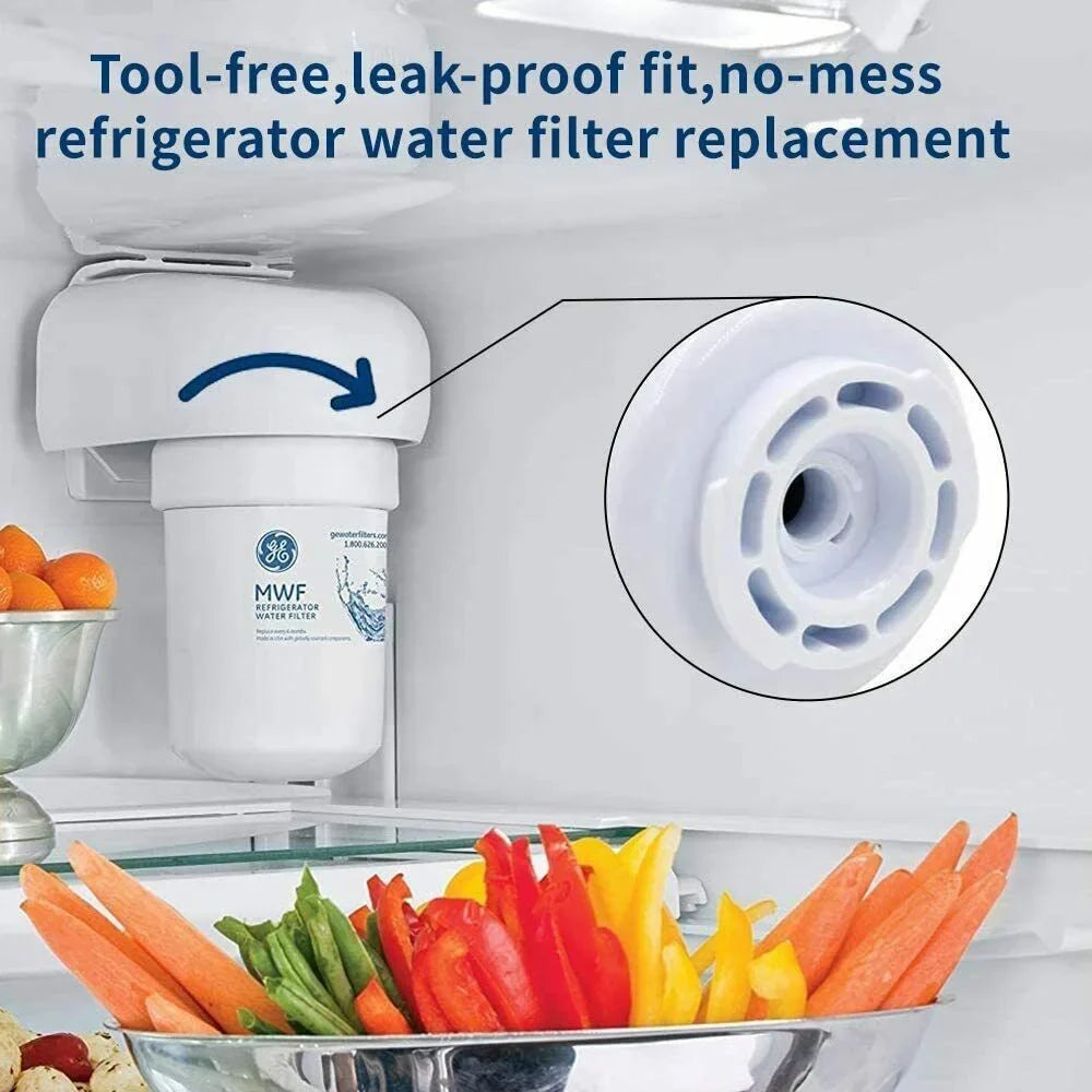 Replacement Refrigerator MWFINT, SmartWater for ,Compatible liquid PCS Filter GWFA with Fridge 6 liquid MWFP, MWFA,GWF, MWF, MWF Filter