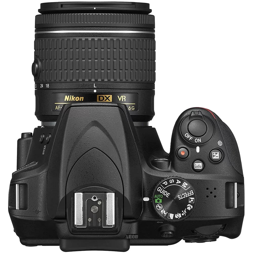 with DSLR 18-55mm MP Restored Nikon VR (Black) D3400 (Refurbished) Camera Kit 24.2 1571B Lens