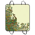 Trucks Pet Peacock Car Mat Dog Cargo Trunk GCKG Mat 54x60 and Beautiful Mat Hammock Pattern SUV Car inches Seat Cars For Cover Seat