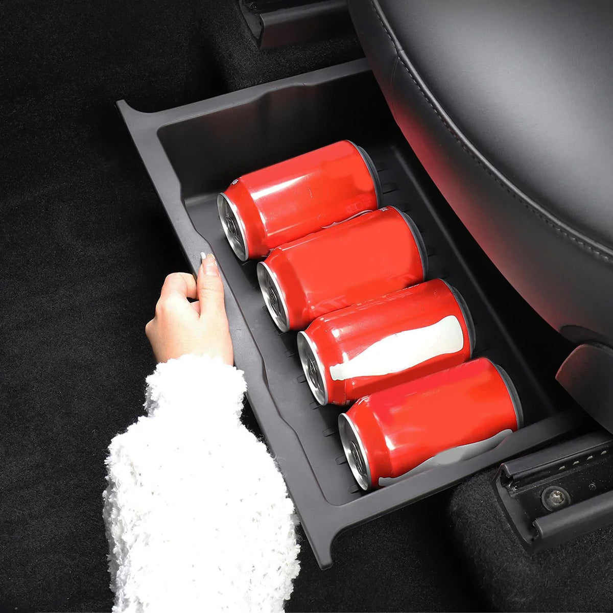 Tray Storage 2pcs Under Hidden Seat Underseat for Box Storage