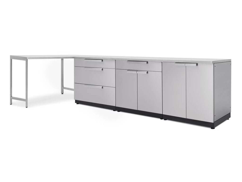 Cabinet 5 Steel in Stainless Countertops with exterior Set Piece Kitchen