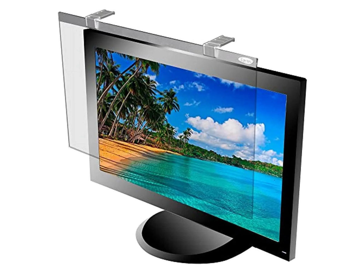 Widescreen Resistant Filter 20" LCD Scratch Silver For Protective Monitor Kantek -