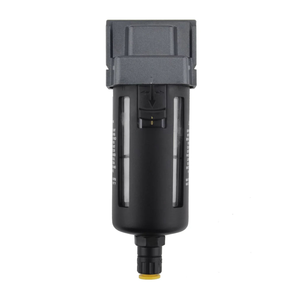 Milton EXELAIR™ Polycarbonate 1/2" - - by Air Float/Overnight (EX45F40A-04P) NPT Bowl, FRL Automatic Filter