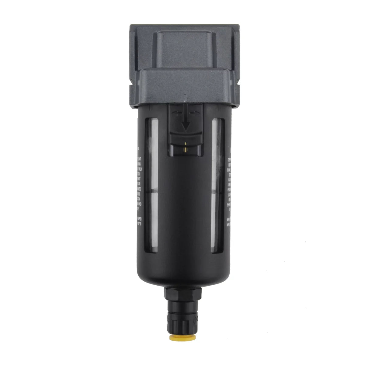 Milton EXELAIR™ Polycarbonate 1/2" - - by Air Float/Overnight (EX45F40A-04P) NPT Bowl, FRL Automatic Filter