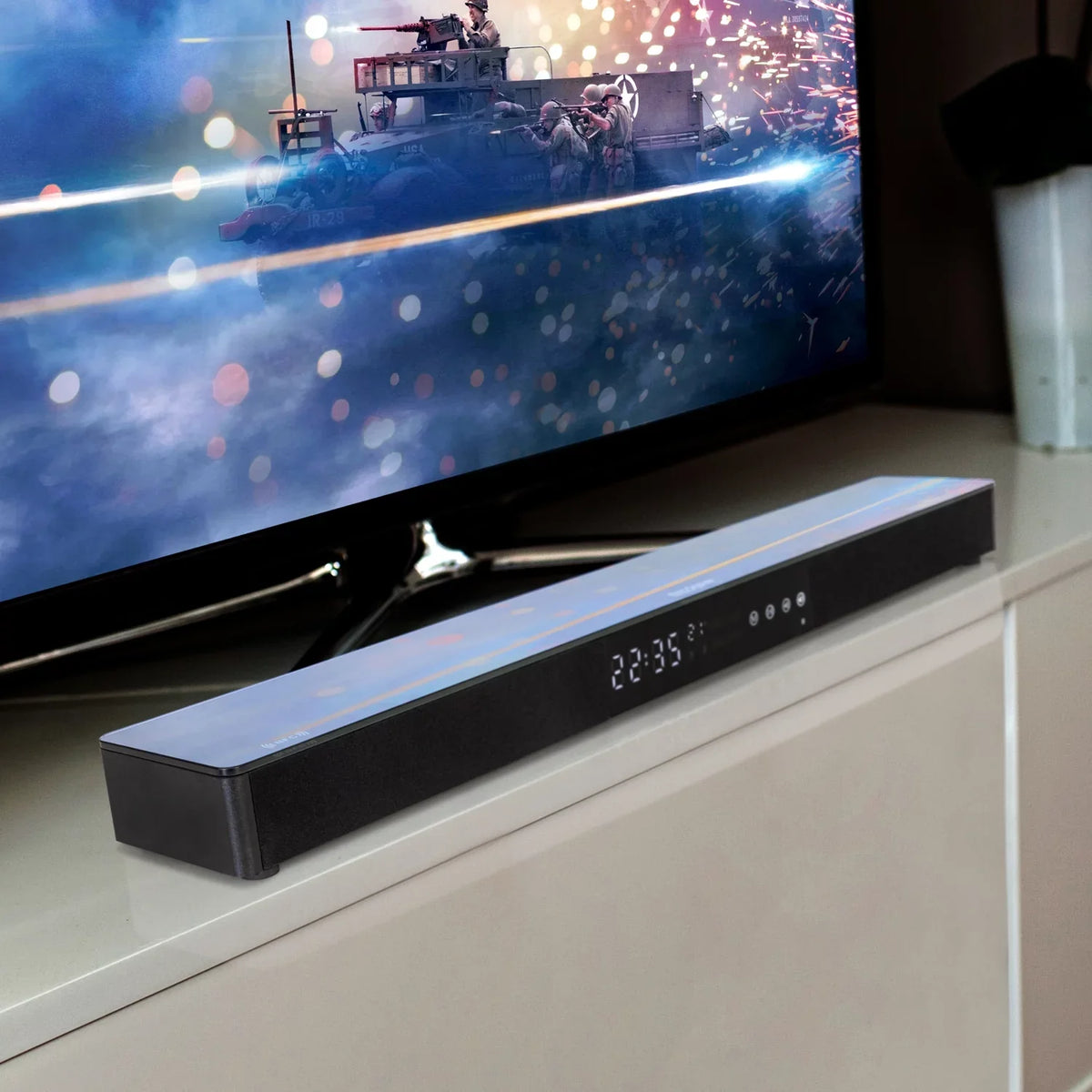 Home 85TU8000 Inch HD Mount and LED Deco TU8000 85" Wall (UN85TU8000FXZA 85 UN85TU8000 Smart Ultra (2020 Accessory Soundbar, Model) TV) Cable 4K Bundle with Theater Gear HDMI Kit TV
