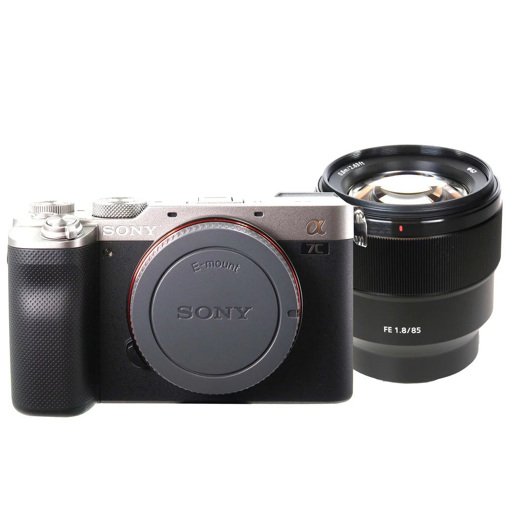 f a7C Prime Alpha with Camera Lens 85mm /1.8 Digital (Silver) Mirrorless FE