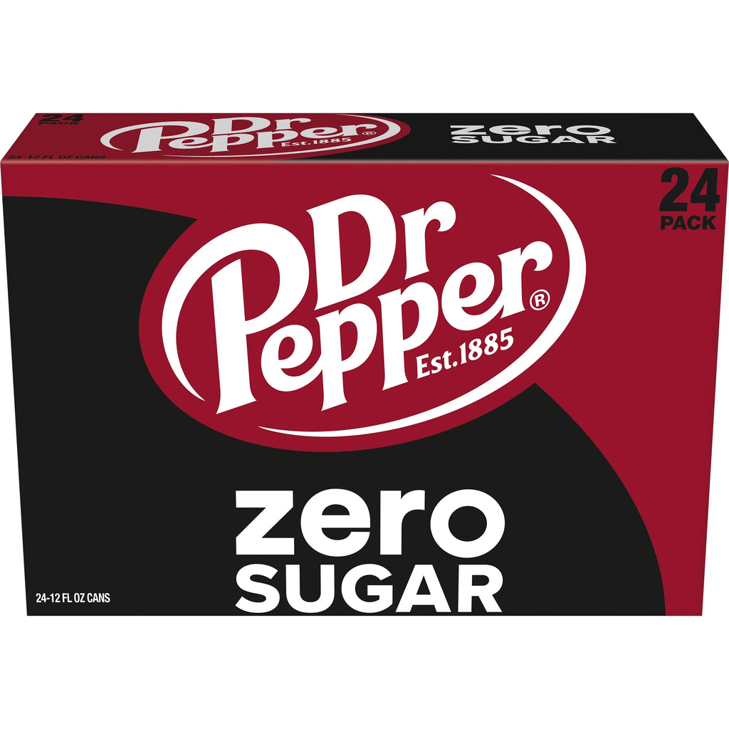oz, Pop, Pack Cans 24 Sugar 12 Zero Pepper Dr Soda fl
