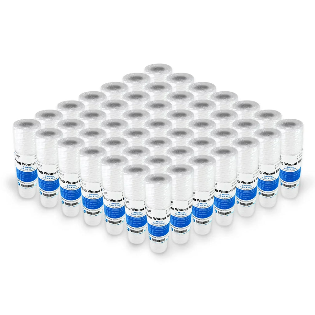 Micron 1 String Filter 2.5x10" liquid 50 Wound Standard Cartridge Sediment Pack