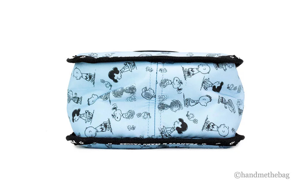 Marc Purse Tote Mini Peanuts Blue Bag Crossbody Handbag X Nylon Air Puffy Jacobs