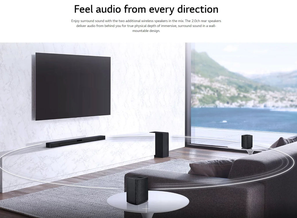 with - 420W System SLM4R Surround Soundbar Speakers Channel Wireless 4.1 LG