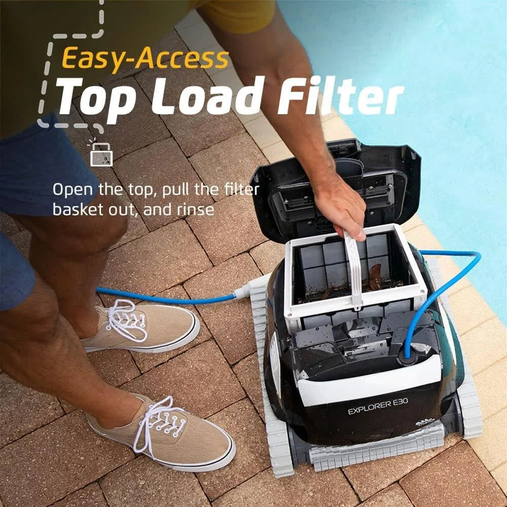 '- up Dolphin 50 to Ultra Bundle Robotic E30 Filter - Vacuum Wi Pool Fine with Fi Explorer Cleaner FT