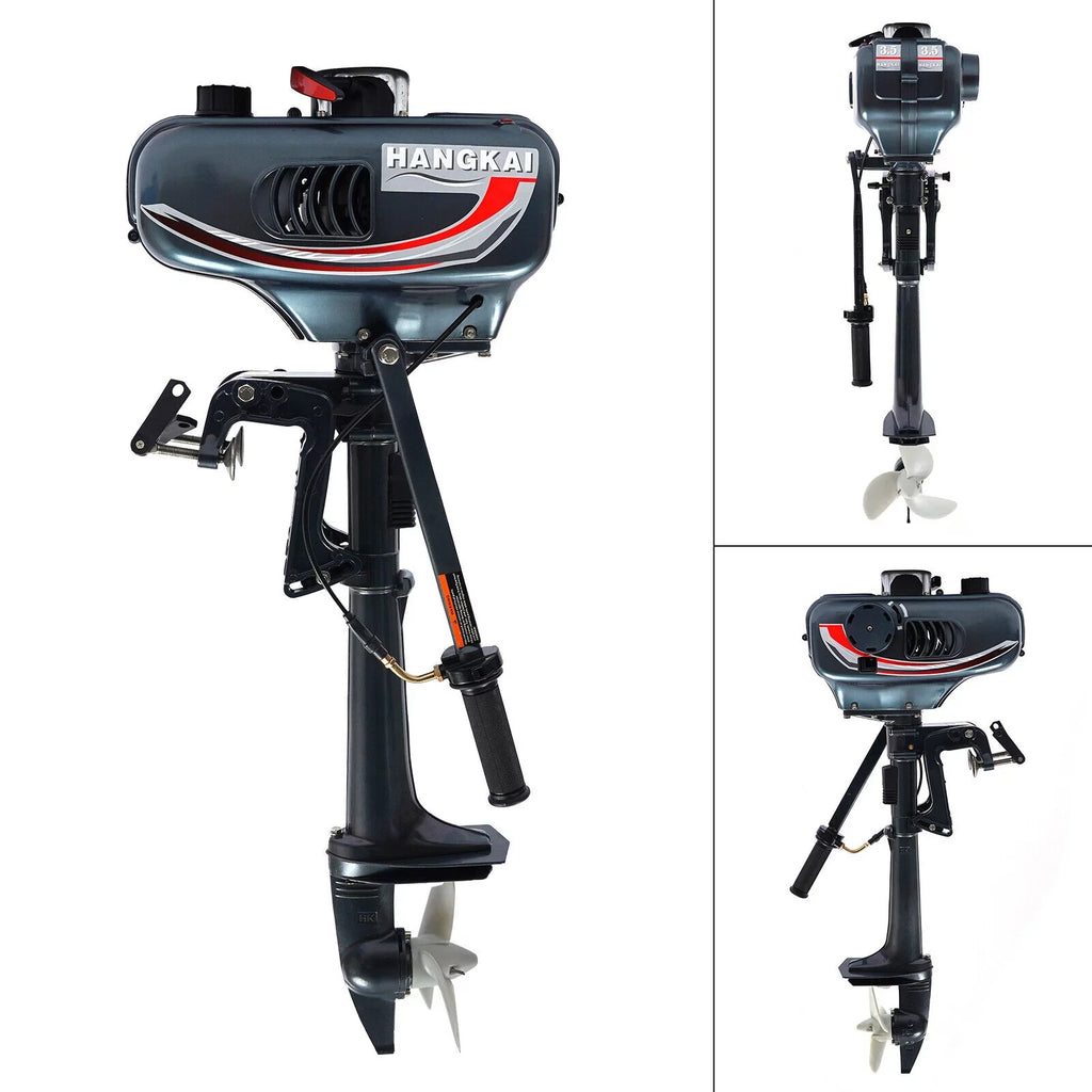 CDI Boat 3.5HP Outboard Petrol 2-Stroke H / Fishing System Engine Motor 10 Km