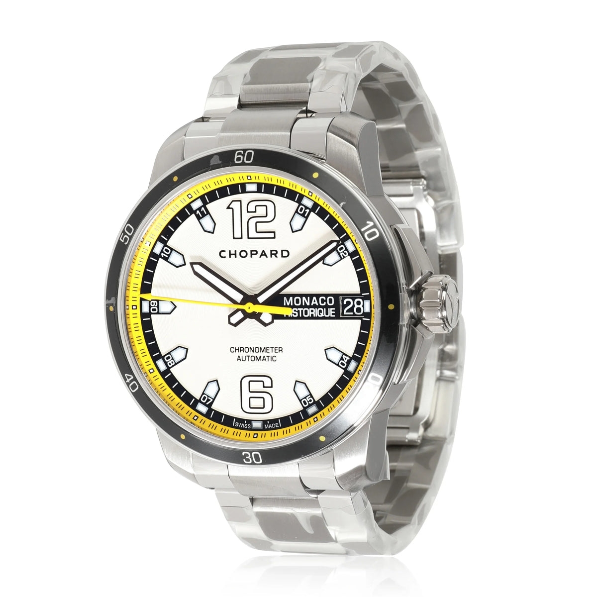 Men's Monaco Pre-Owned Historique Chopard Watch 158568-3991 in SS/Titanium