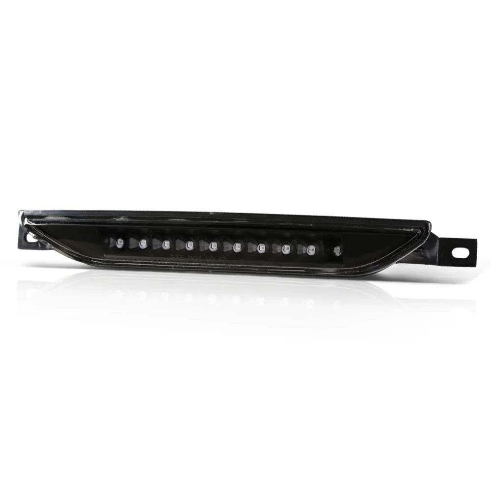 Housing Tail Durango Black 3rd Grand Lamp Stop Compass For Jeep 14 Light Dodge 15 16 Caliber Rear Brake Clear Cherokee Lens 2007-2017 LED Third