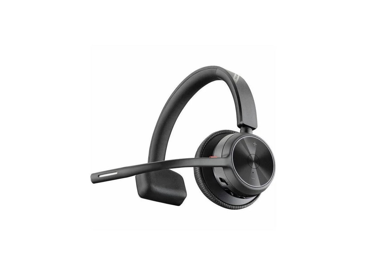'- - with - kHz - Mono Monaural Hz Bluetooth 4310 Headset - 20 On-ear - 20 Condense... - Voyager Charge Ear-cup Stand USB-C Wireless Electret Assistant Siri, Over-the-head, - - - - 298.6 ft Poly