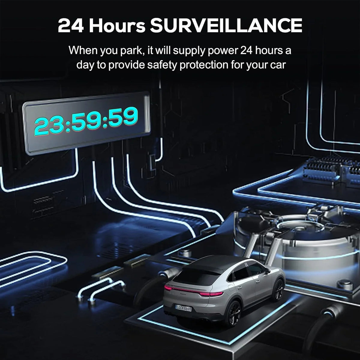 Kit with Fuse Hardwire Kit Dash Rear, and C Dash Q4 Type Hardwire Dash for Front Fuse Cam Dual Arifayz Camera for Cam