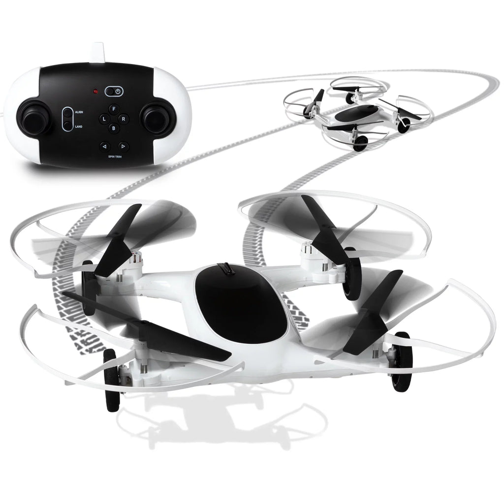 Range Altitude, and Drone IMAGE Max 5in Drive Rechargeable 215ft 250ft Long Fly + RC, Control Function Dual SHARPER