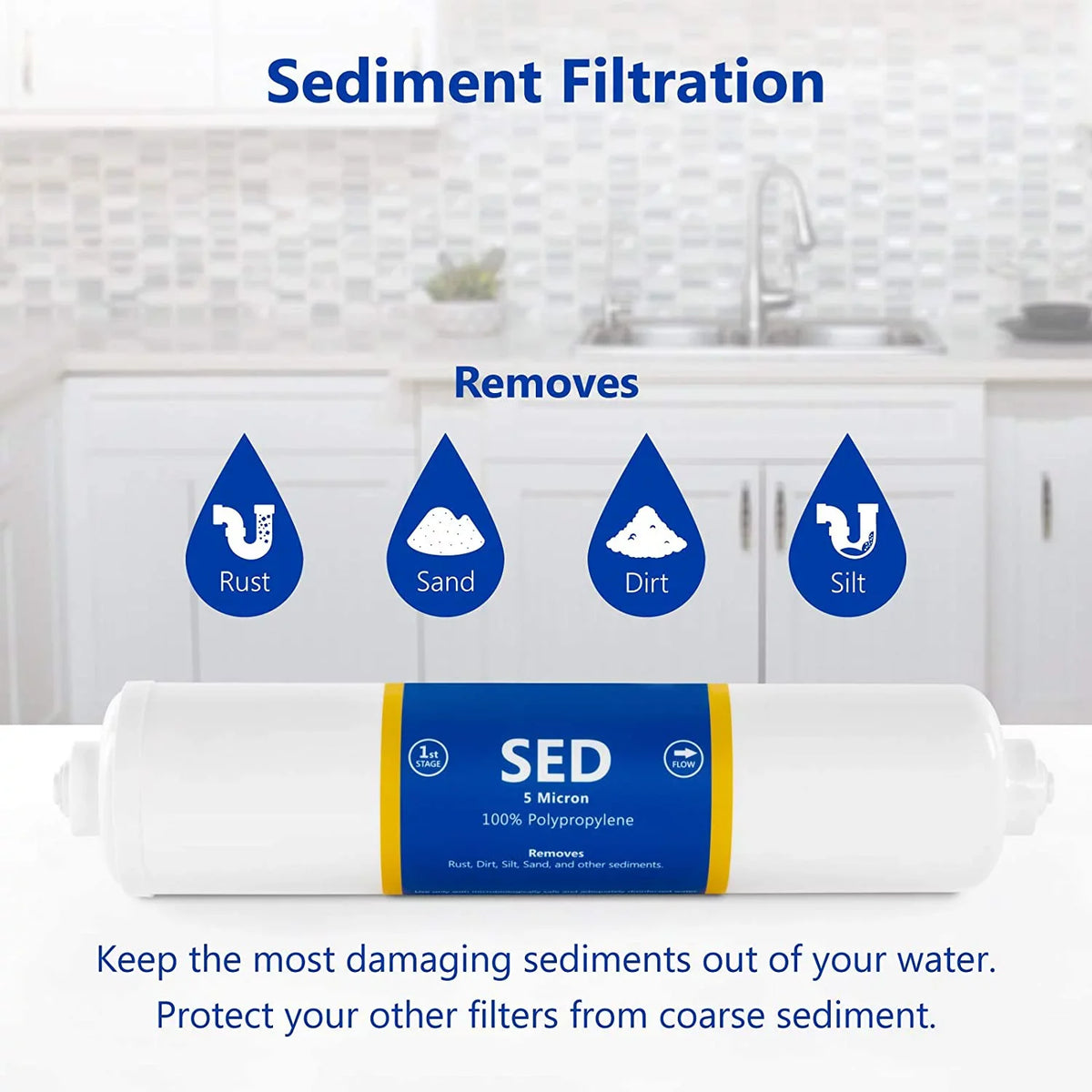 4 GDP RO Set Membrane 6 Filters Countertop Replacement Month 100 Carbon Set Connect Sediment Filter Filter Quick 1?4” Cartridges Osmosis Filters System Filter Reverse And