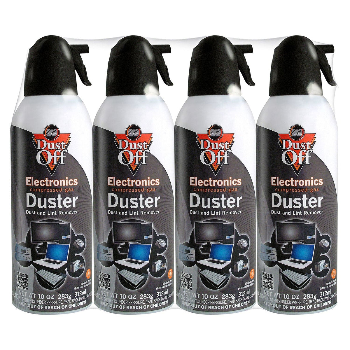 (10 12 Compressed oz., Pack) Dust-Off Duster Gas Falcon