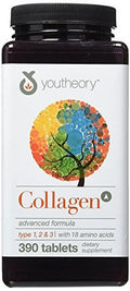 Tablets Advanced Collagen 390 Youtheory ct Formula -
