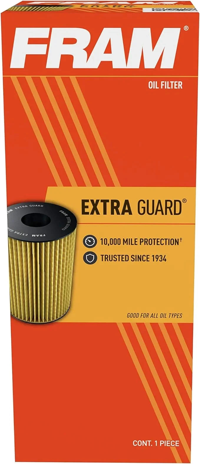 Change Filter 10K Guard Fram Oil Mile CH11038, Cartridge Interval Extra