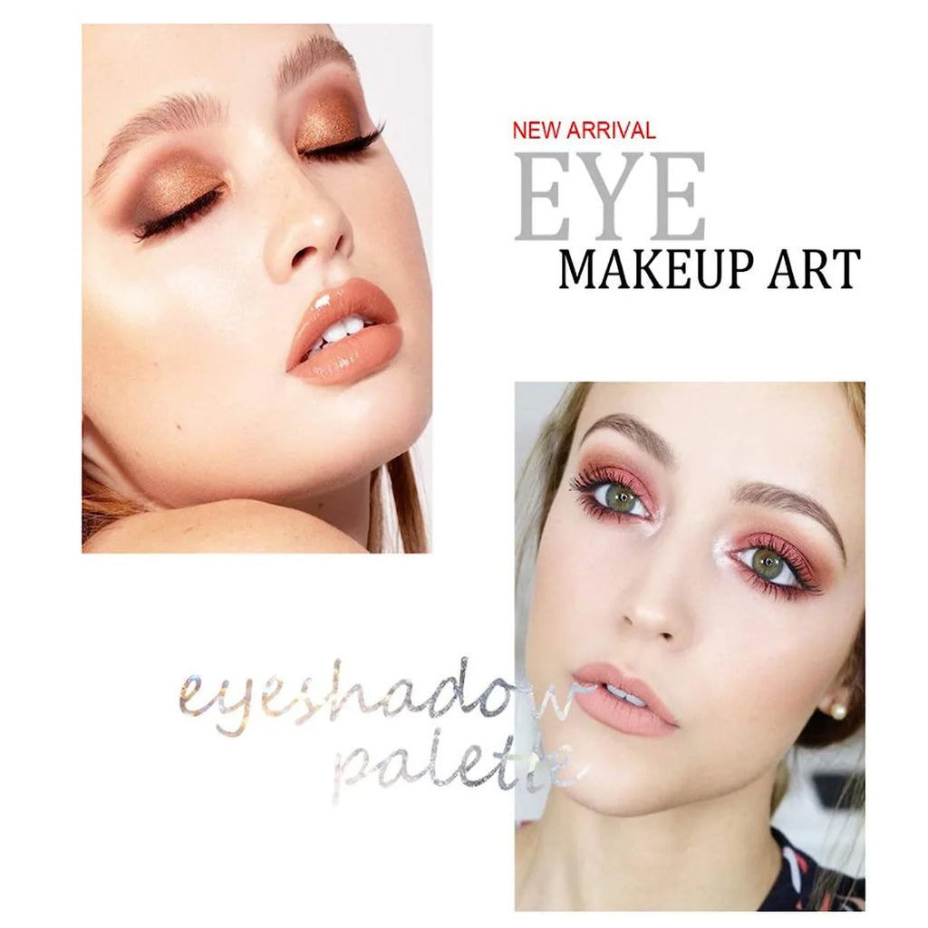 Pallet Makeup 120 Shimmer Shadow Pigmented Joyeee Warm Matte Purple Sweatproof Eye Color Highly Eyeshadow Naked Pink for Smokey Makeup Palettes Makeup, Eye Palette, Eyeshadow Black #3 Pearl