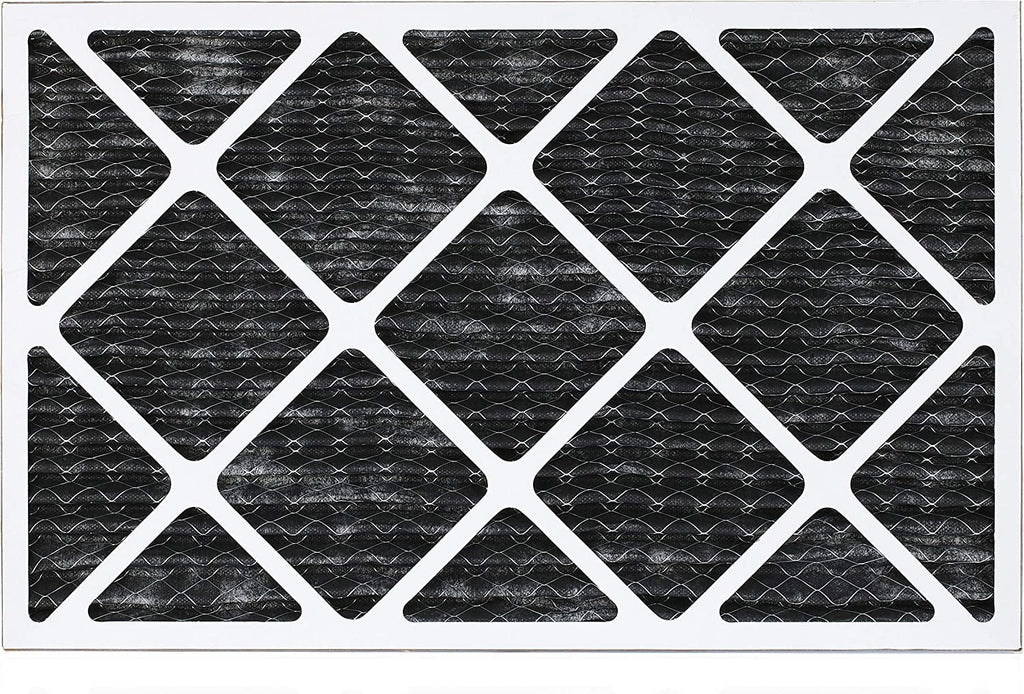 AC 14x25x1 MERV Activated 8 Filterbuy Filters Eliminator (1-Pack) Furnace Carbon Pleated with HVAC Air Odor