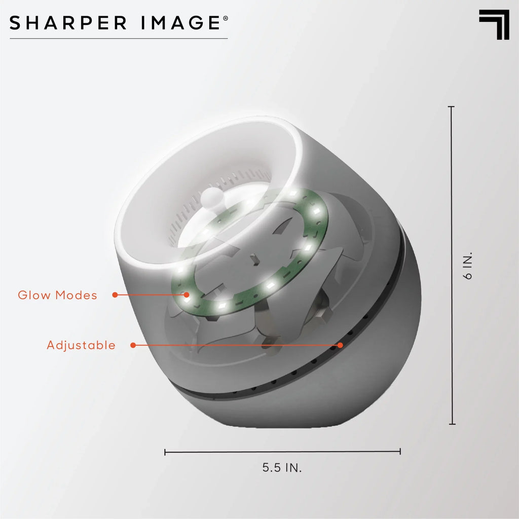LED Sharper Noise Glow Wind, White With Image® Machine Soother Sound
