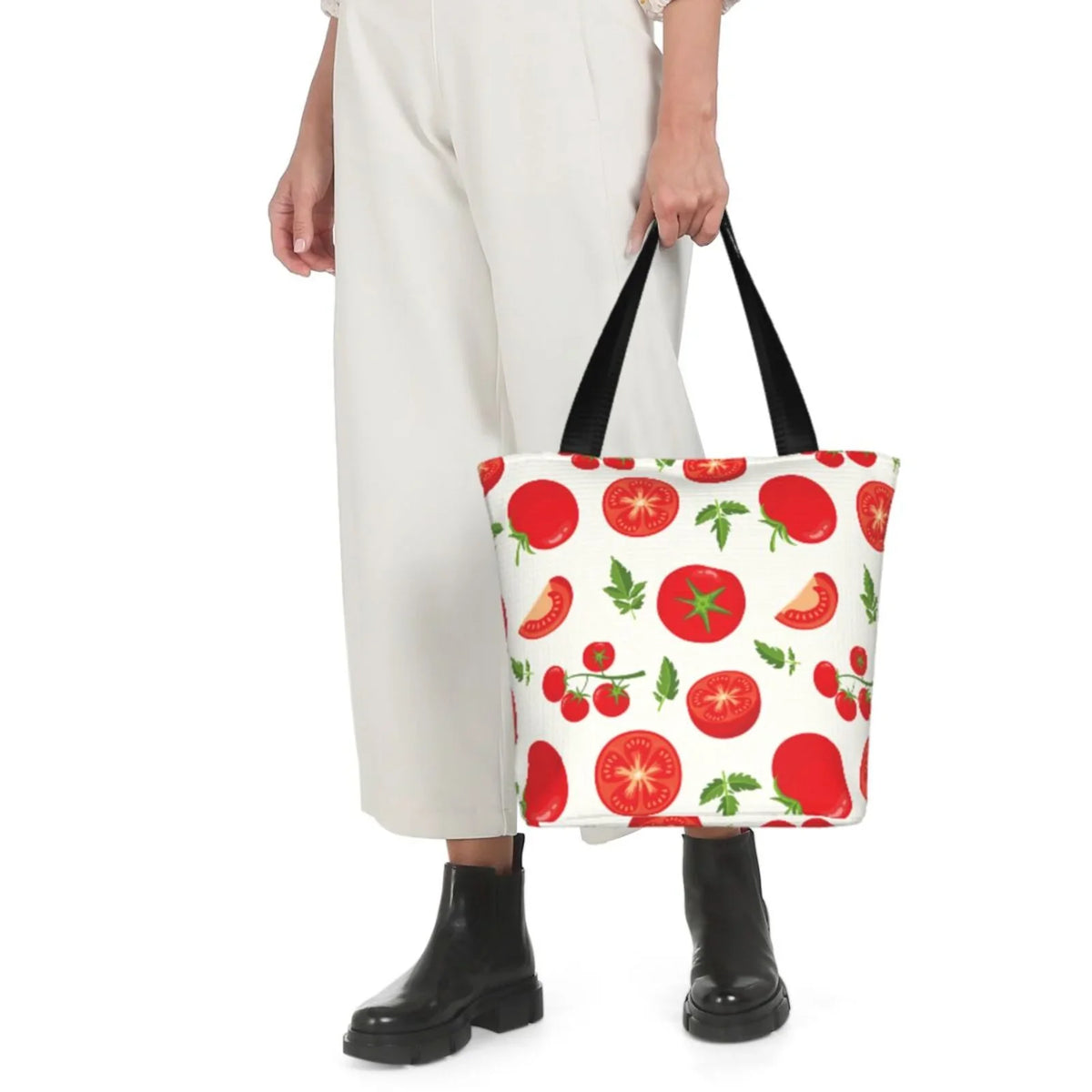 Fresh Handbags Women'S Capacity Tomato Red Bag,Shoulder Bag Shopping Hobos Large Lukts Tote Bag