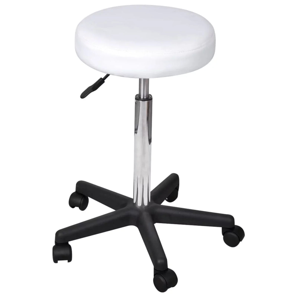 Office Leather White Faux Stool OWSOO