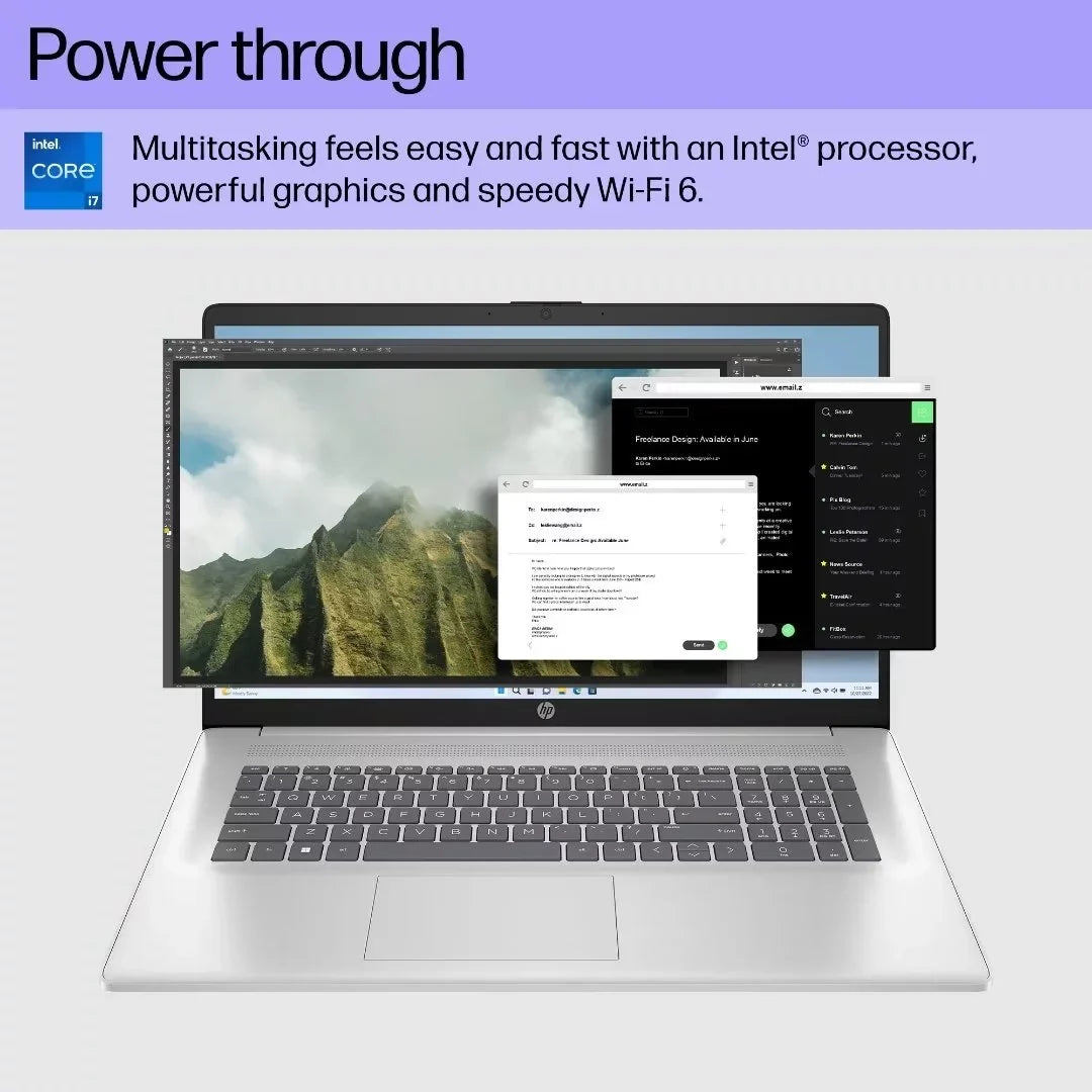 HP 32GB Intel 17.3" 1TB Core Laptop, Touchscreen Home Backlit i7-1355U, SSD, RAM, Win11 HD Keyboard,