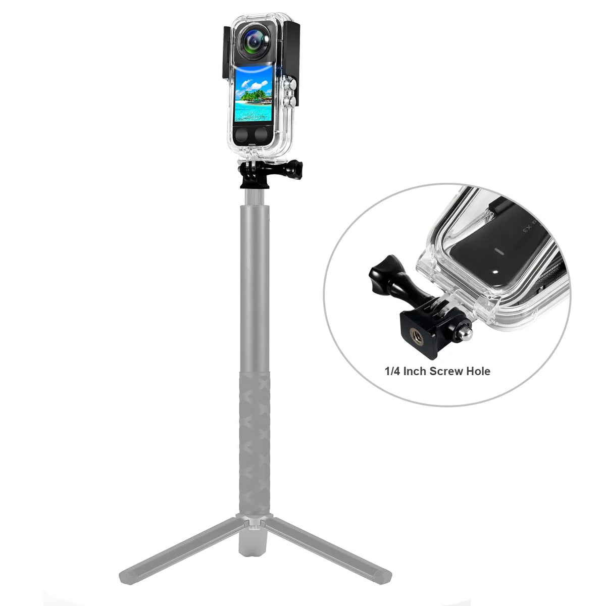 Dive Replacement Diving Waterproof Housing Case Underwater 40M Panoramic Case for ametoys X3