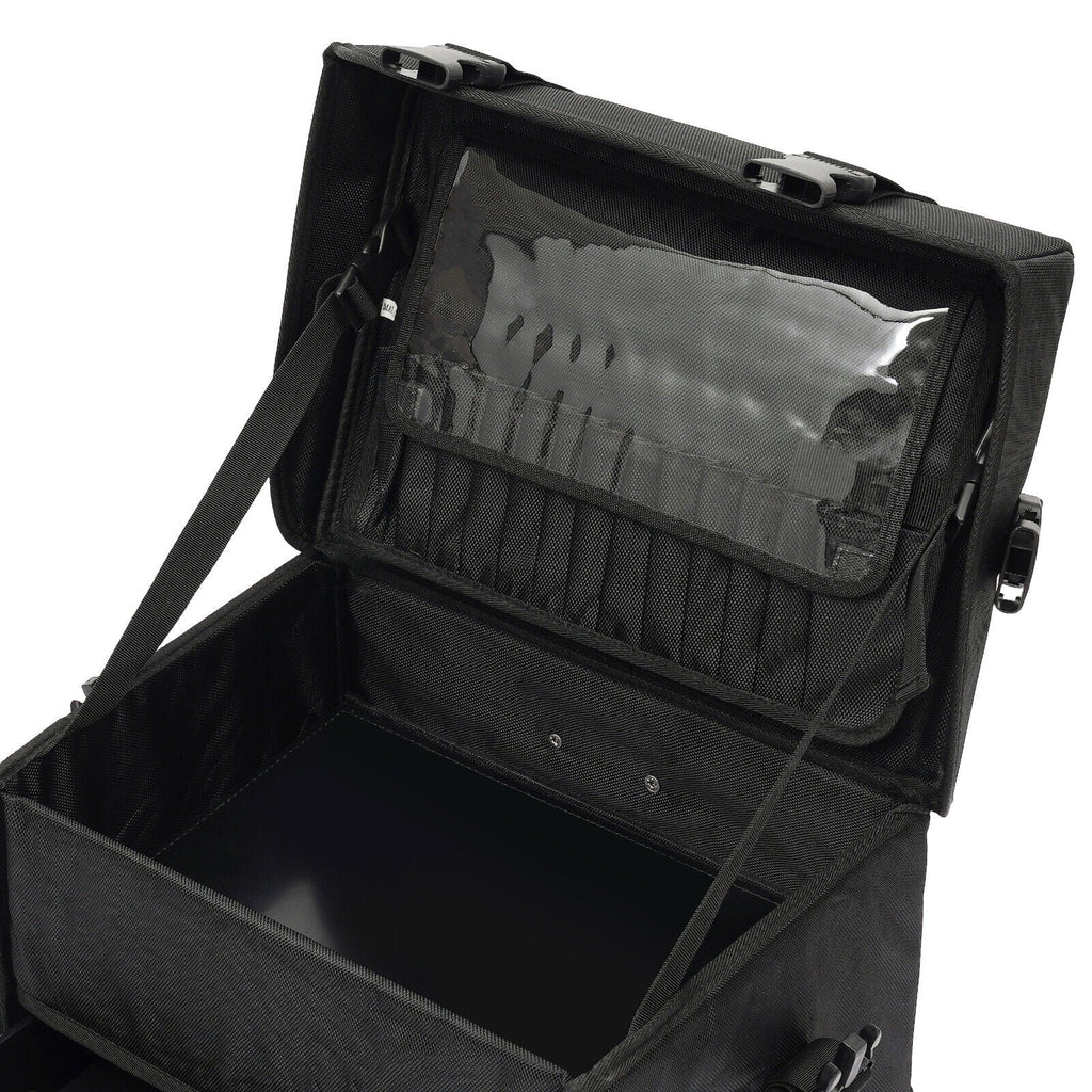 Cosmetic Makeup Trolley, Up Suitcase Trolley, Case, Make Makeup Wheels Case Cosmetic Suitcase Rolling with