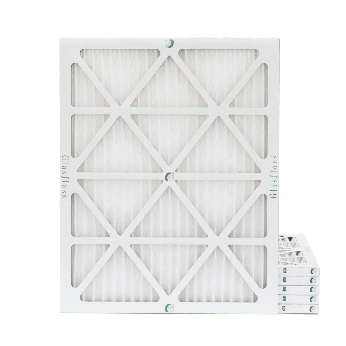 10 Pleated x MERV Pack of 7/8 15-1/2 Glasfloss. 6 dimension: by Filters 16x20x1 x Actual 19-1/2 Air