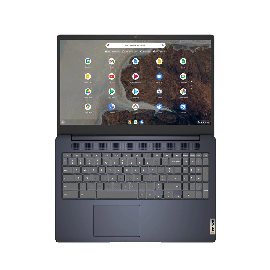 Notebook UHD, 64GB IdeaPad IPS, 3 Laptop, 15.6" Lenovo Chromebook 4GB, FHD N6000,