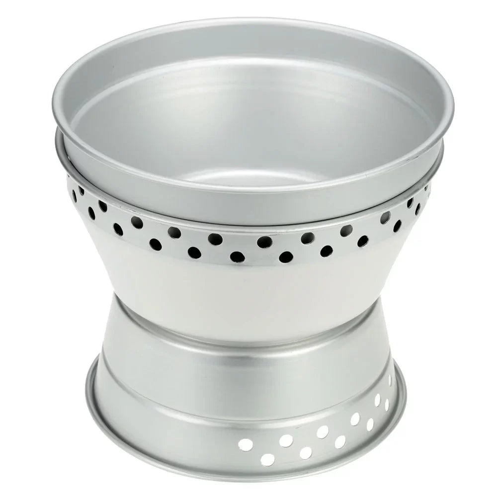 Picnic Portable Stove Pot Hiking Backpacking Cookware Aibecy BBQ Kit Mess Camping with Pan Stand Set Spirit for Cookware