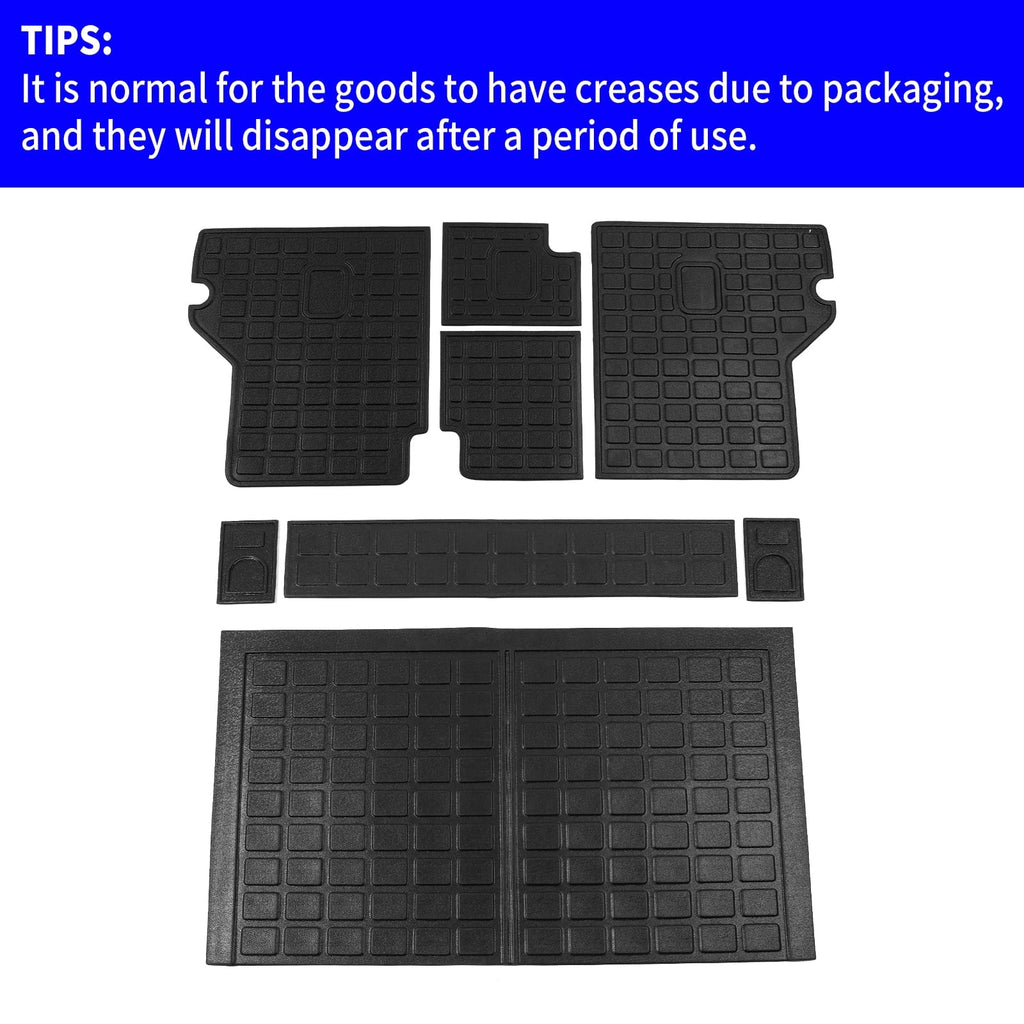 Trunk Fit 4Runner Mat Runner 5 Seats 4 Tray) Sliding 2010-2023 (Fit with Accessories