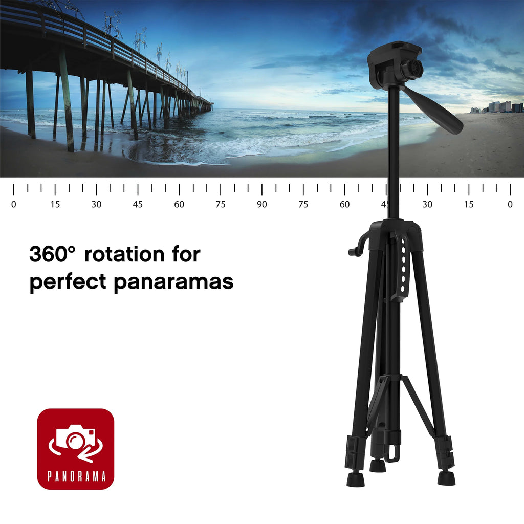 Carry Lightweight Aluminum Mounting Phone/Camera W/ for Air Pro Tripod & 57” - Bag On Screws Stand
