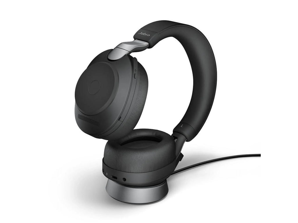 Battery Calls Wireless Life, Noise Bluetooth UC Advanced Cancelling Headphones Wireless Headphones 85 Music, Headset Hours for with Link380a, Stereo, and of Evolve2 37 Jabra Black -