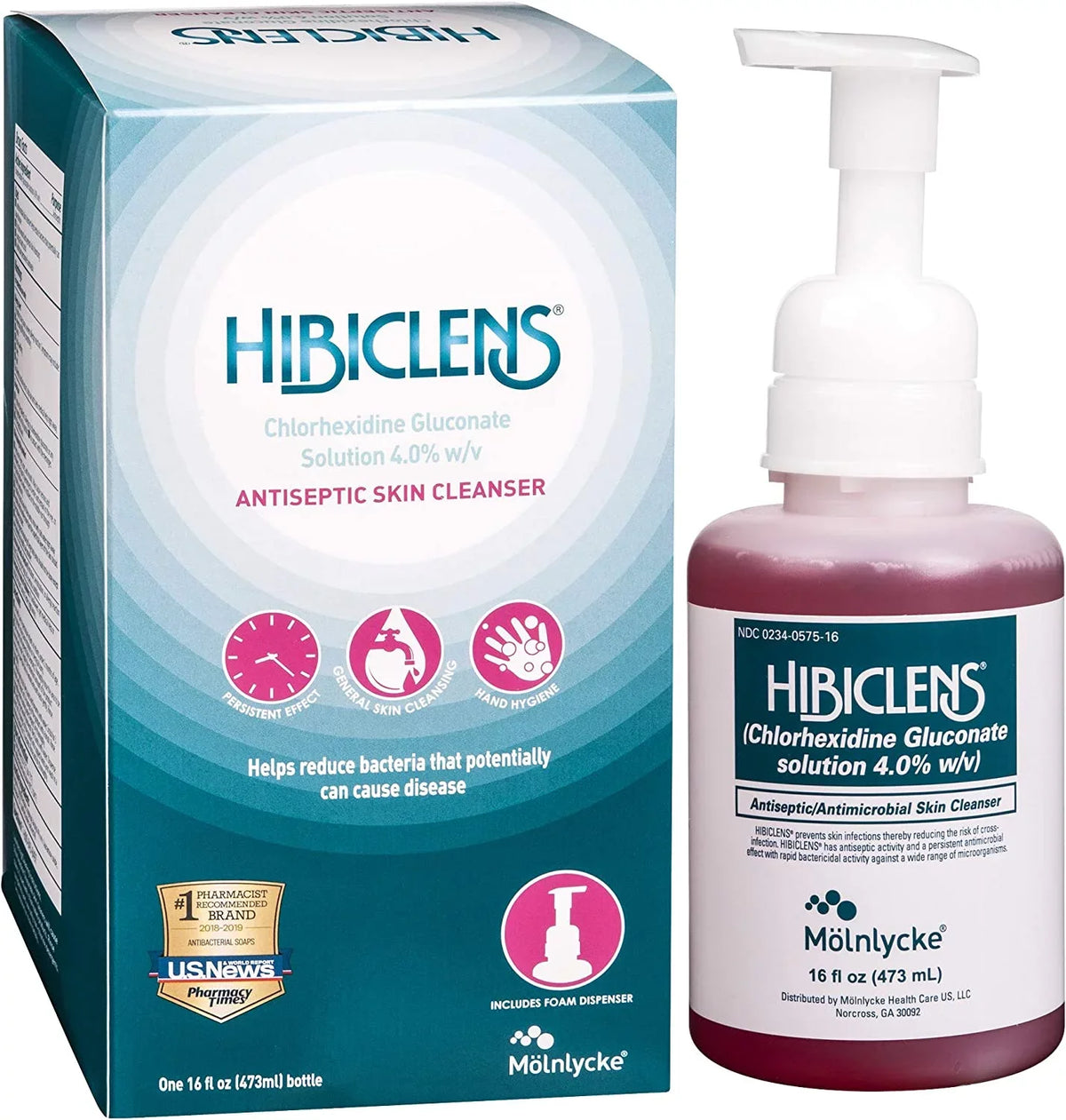 fl Care | Acid Hibiclens | Includes Wound Cleanser Skin Wound Antibacterial Chlorhexidine Body | Hand | Spray Pump Hypochlorous Antiseptic Products Solution oz Antimicrobial | 16 Cleanser | | Wash
