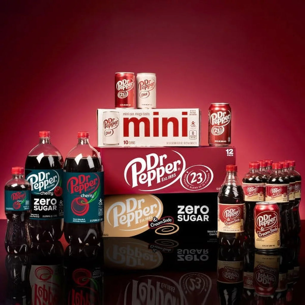 oz, Pop, Pack Cans 24 Sugar 12 Zero Pepper Dr Soda fl