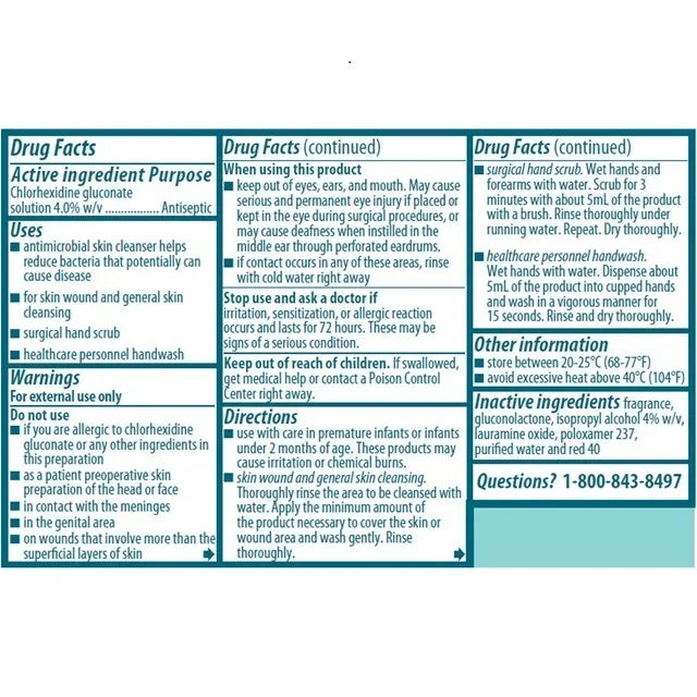 Soap & - & Cleanser & Protection Hibiclens CHG Long-Lasting Hospital - Surgery Skin For Home for Fast-Acting 8 Germs, Hand Effect Pack - & 4% Antibacterial Antiseptic of 1 oz from Antimicrobial